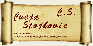 Cveja Stojković vizit kartica